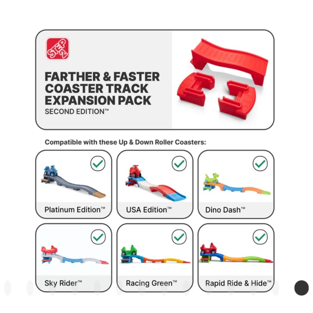 STEP2 Farther & Faster Coaster Track Expansion Pack Second Edition™